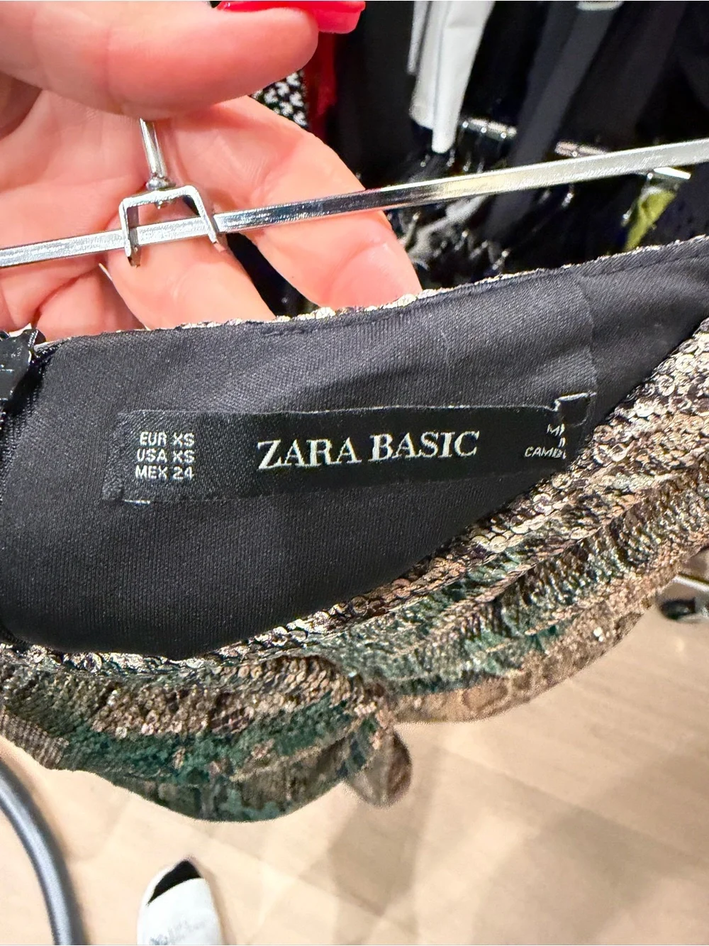 Zara leopard skirt